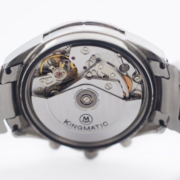 Movado Mens Kingmatic Chrono Valjoux 7750 Watch - Picture 3 of 6